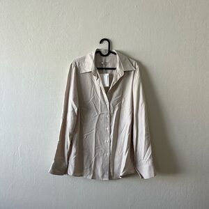BNWT Cream Button-Up Shirt